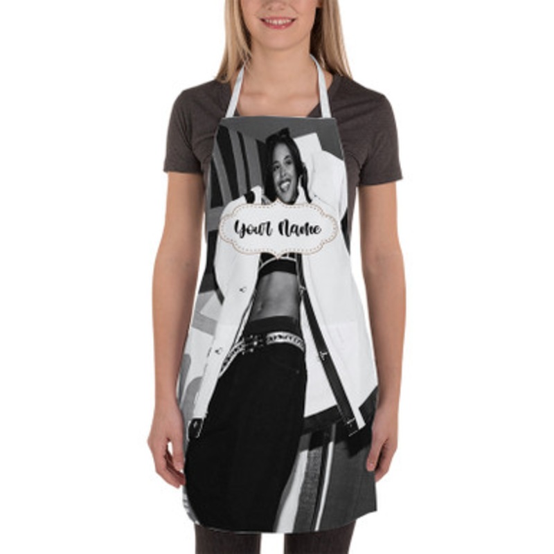 Pastele Come Back In One Piece Aaliyah Feat DMX Custom Personalized Name Kitchen Apron