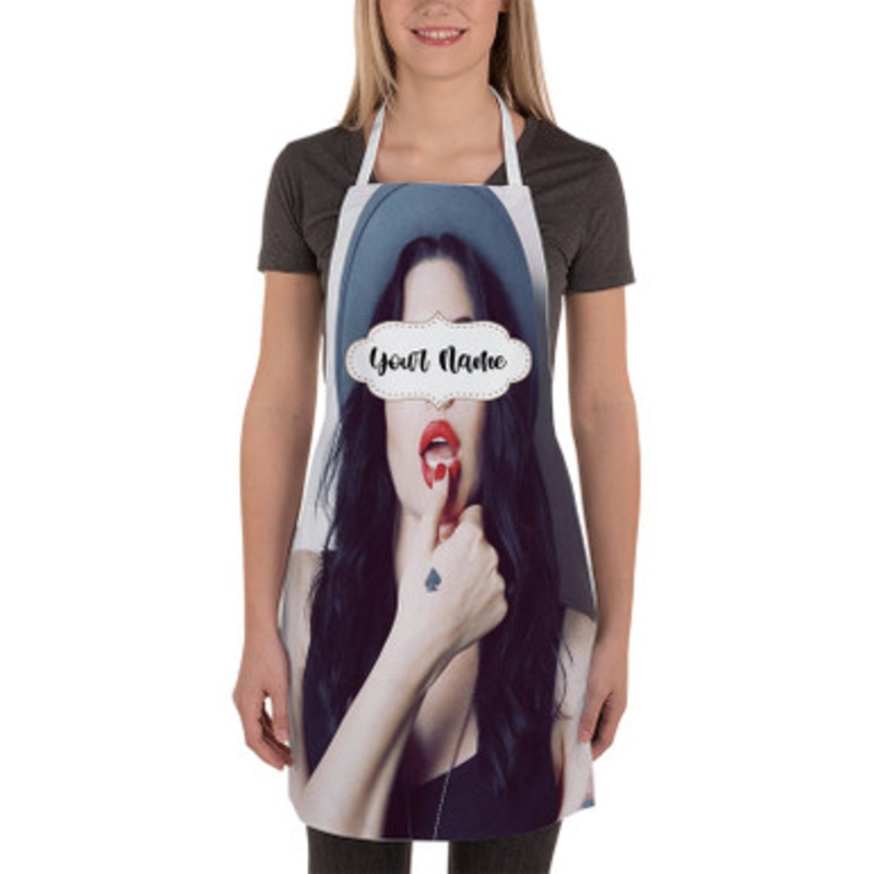 Pastele Dorothy Martin Custom Personalized Name Kitchen Apron