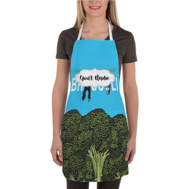 Pastele DRAM feat Lil Yachty Broccoli Custom Personalized Name Kitchen Apron