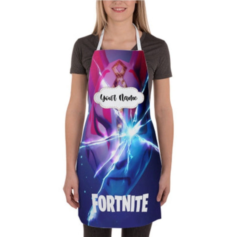Pastele Fortnite Season 5 Custom Personalized Name Kitchen Apron
