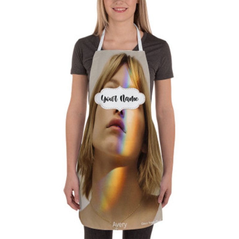 Pastele Grace Vander Waal Arts Custom Personalized Name Kitchen Apron