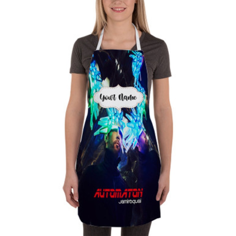 Pastele Jamiroquai Automaton Custom Personalized Name Kitchen Apron