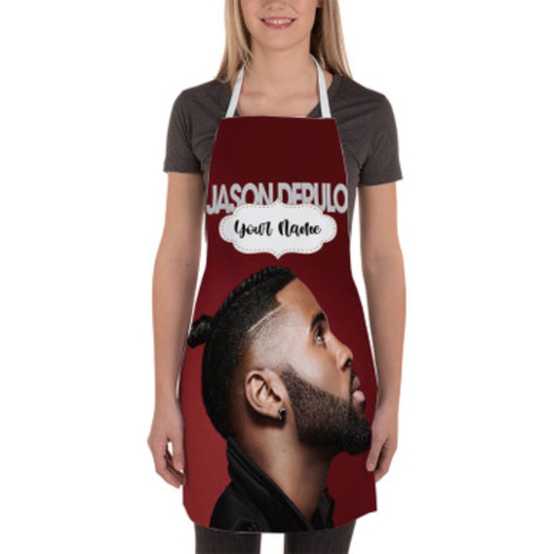 Pastele Jason Derulo If I m Lucky Custom Personalized Name Kitchen Apron