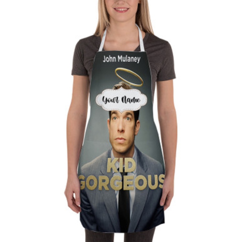 Pastele John Mulaney Kid Gorgeous Custom Personalized Name Kitchen Apron