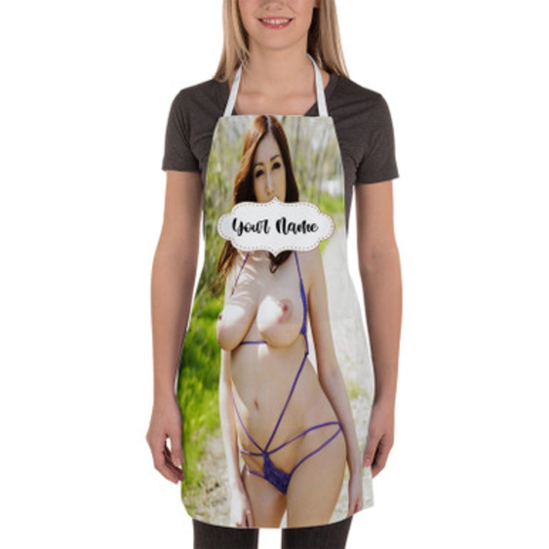 Pastele Julia Kyoka Custom Personalized Name Kitchen Apron