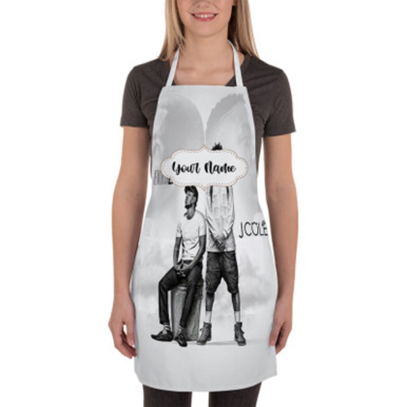 Pastele Kendrick Lamar and J Cole Art Custom Personalized Name Kitchen Apron