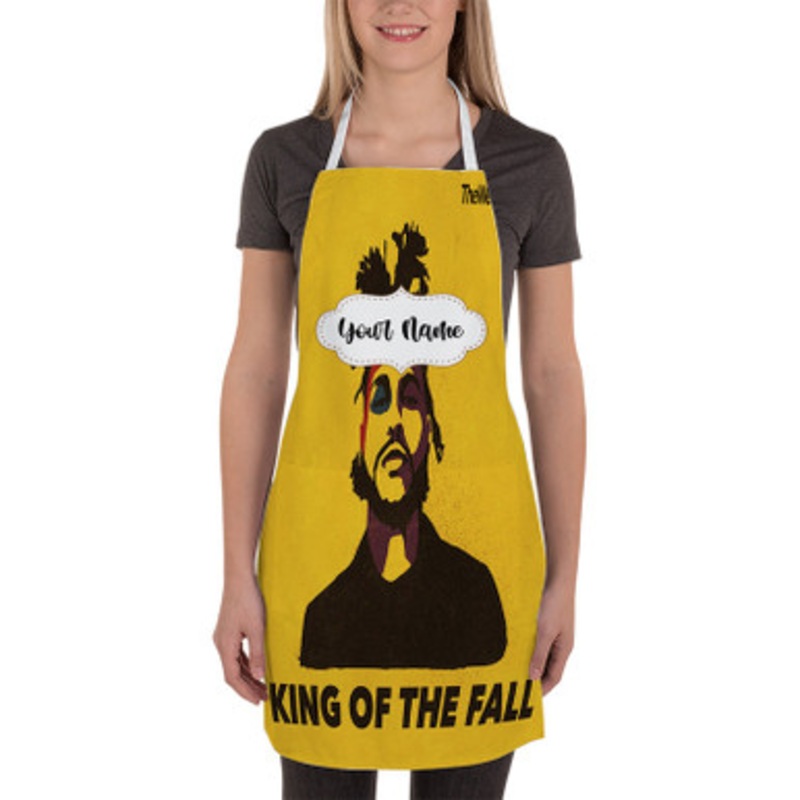 Pastele KING OF THE FALL TOUR the weeknd Custom Personalized Name Kitchen Apron