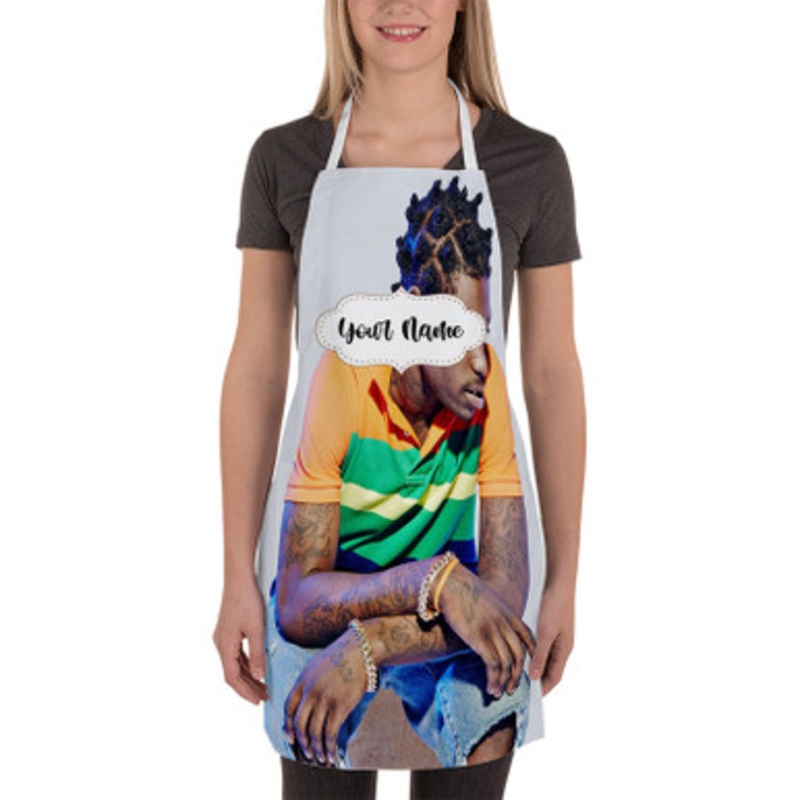 Pastele Kodak Black Custom Personalized Name Kitchen Apron