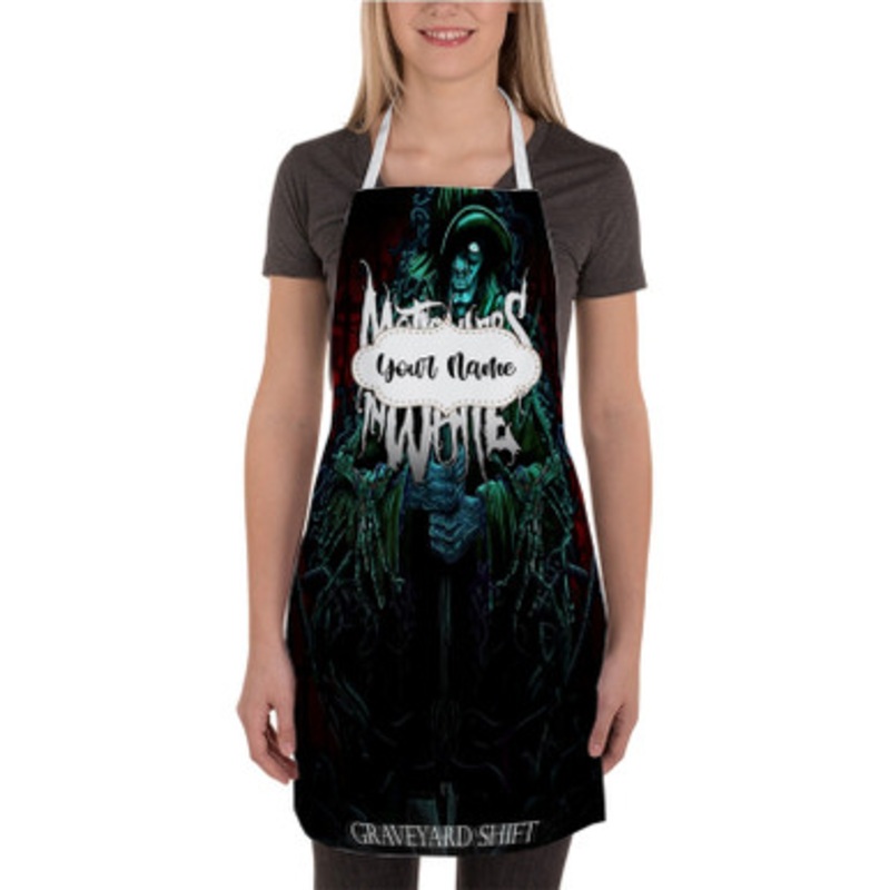 Pastele Motionless in White Custom Personalized Name Kitchen Apron