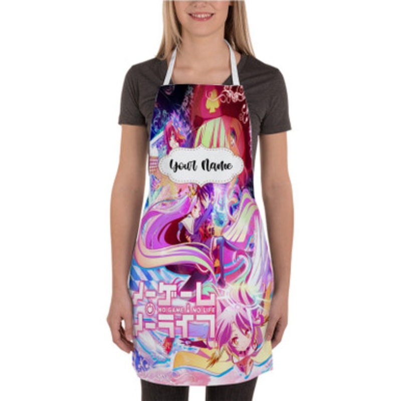 Pastele No Game No Life New Custom Personalized Name Kitchen Apron