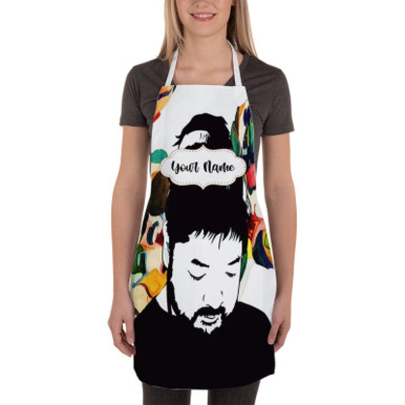 Pastele Nujabes Japanese Rapper Custom Personalized Name Kitchen Apron