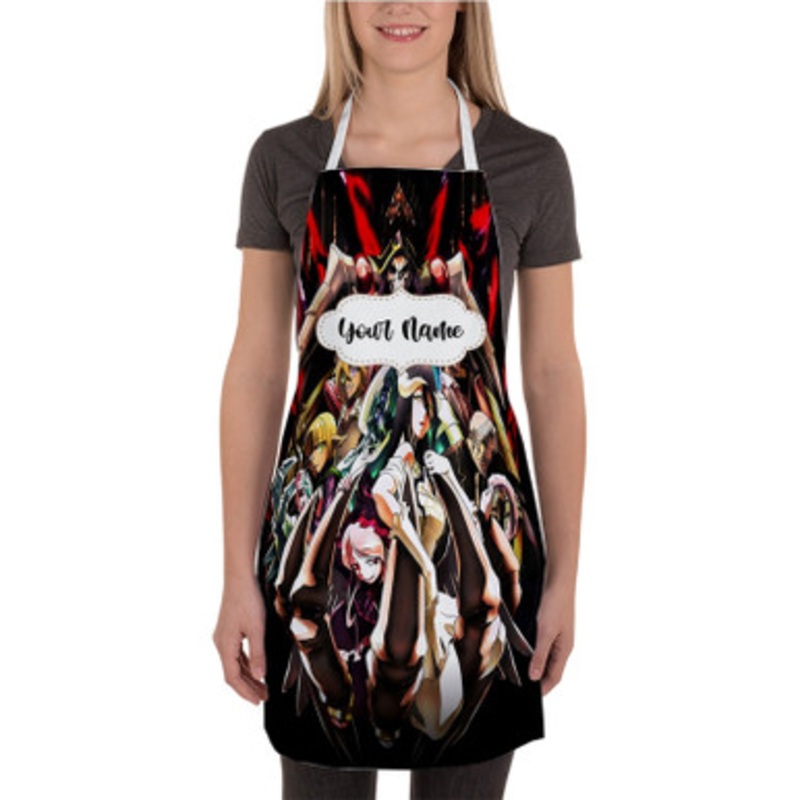 Pastele Overlord Anime Custom Personalized Name Kitchen Apron