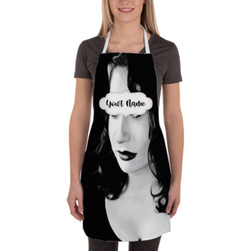 Pastele Regina Spektor Custom Personalized Name Kitchen Apron