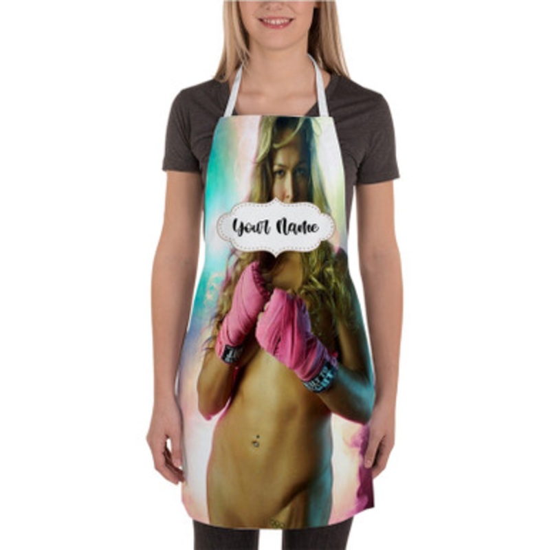 Pastele Ronda Rousey UFC Women s Custom Personalized Name Kitchen Apron