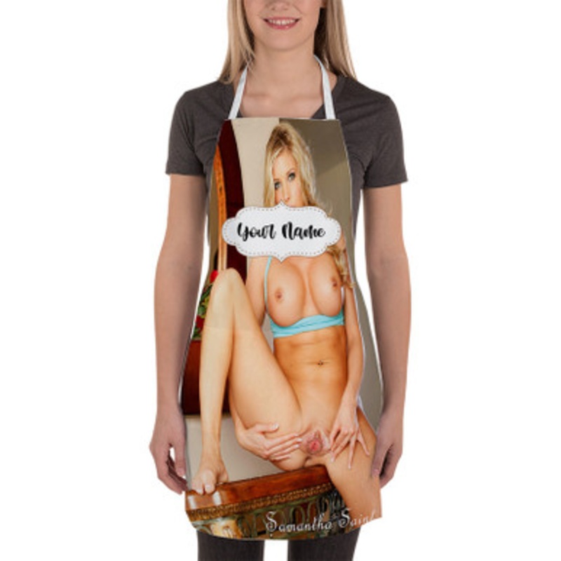 Pastele Samantha Saint Custom Personalized Name Kitchen Apron
