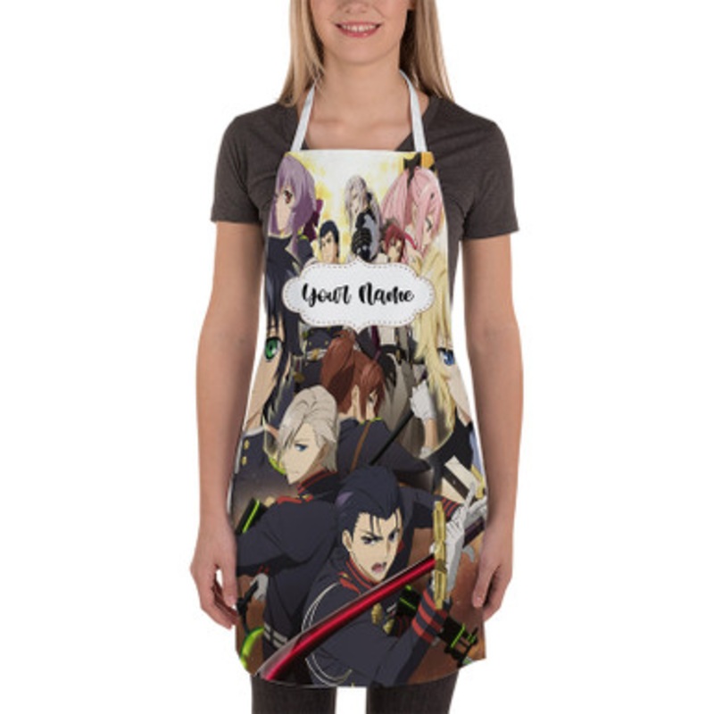 Pastele Seraph of the End Custom Personalized Name Kitchen Apron