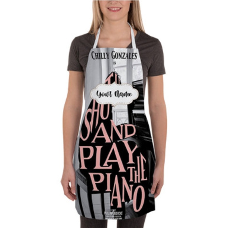 Pastele Shut Up and Play The Piano Custom Personalized Name Kitchen Apron