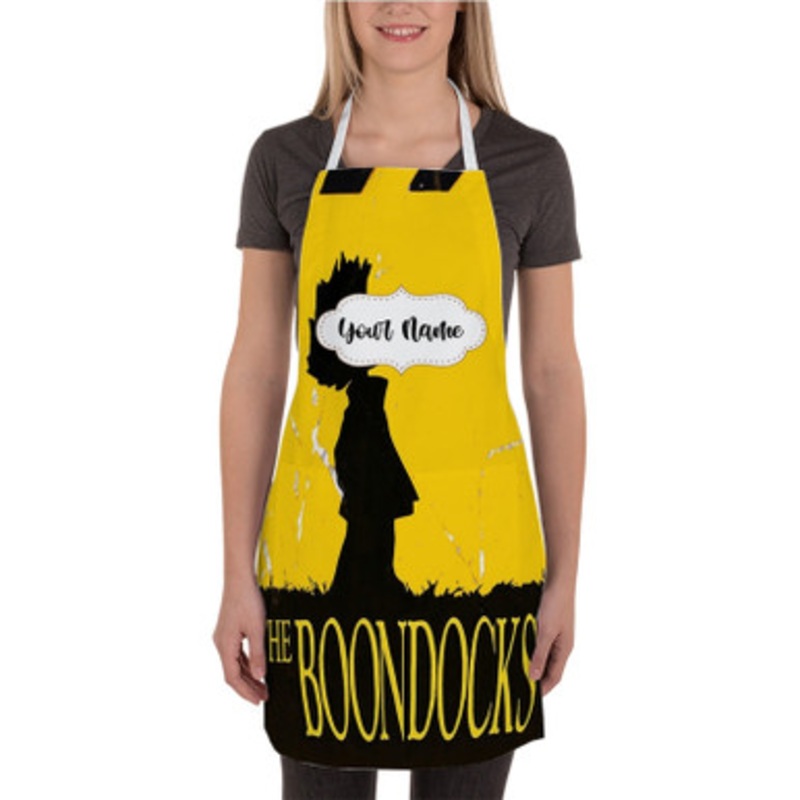 Pastele The Boondocks Custom Personalized Name Kitchen Apron