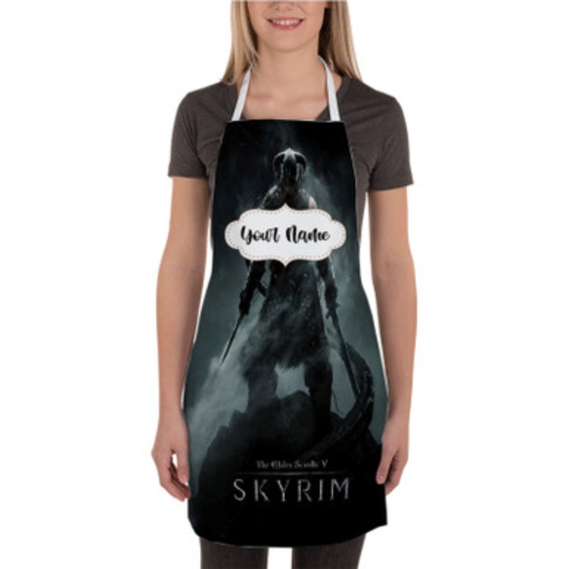 Pastele The Elder Scrolls V Skyrim New Custom Personalized Name Kitchen Apron