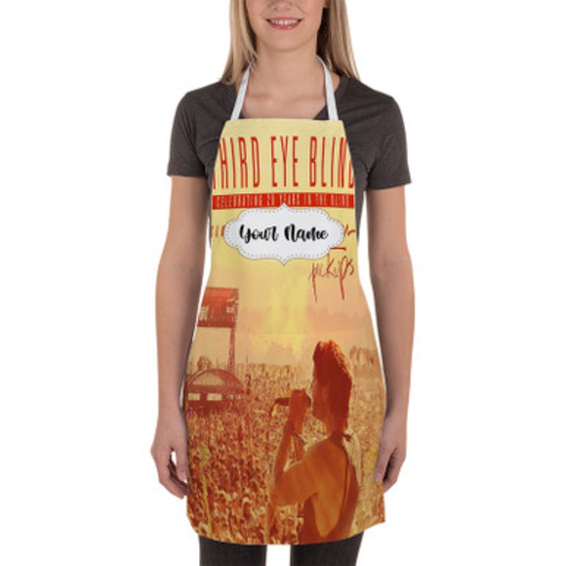 Pastele Third Eye Blind Summer Gods Tour Custom Personalized Name Kitchen Apron