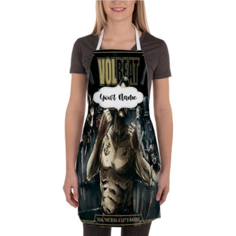 Pastele Volbeat Seal The Deal Let s Boogie Custom Personalized Name Kitchen Apron