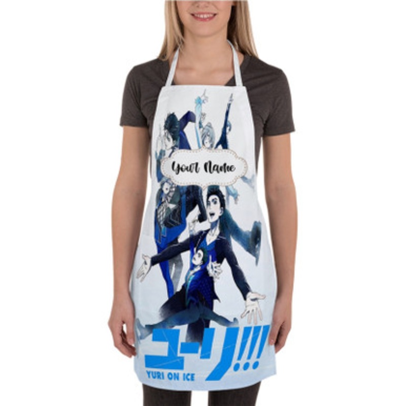 Pastele Yuri On Ice Anime Custom Personalized Name Kitchen Apron