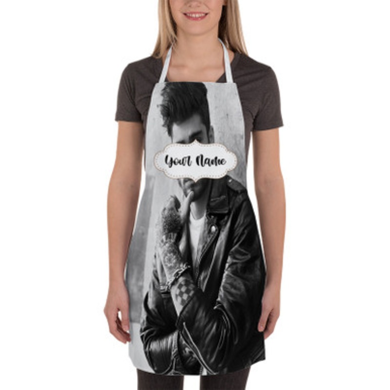 Pastele Zayn Malik Custom Personalized Name Kitchen Apron