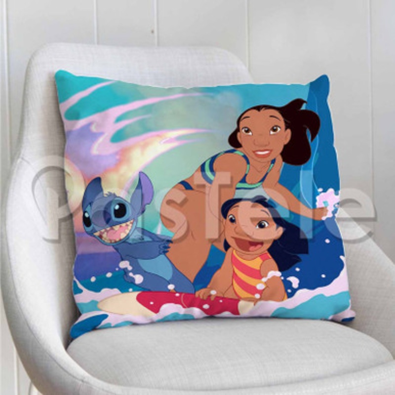 lilo and stitch Custom Personalized Pillow Decorative Cushion Sofa Cover