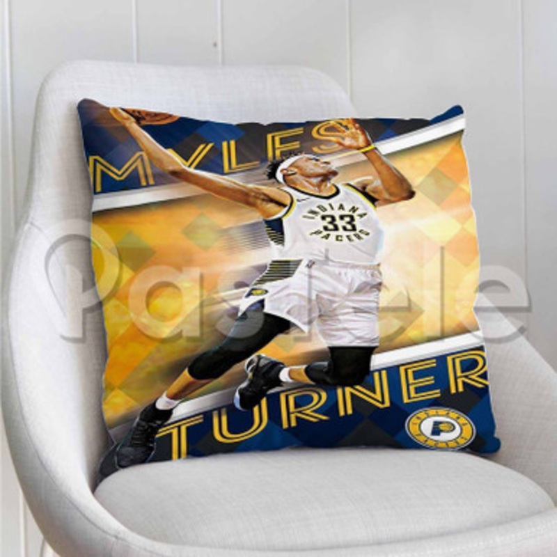 Myles Turner Indiana Pacers NBA Custom Personalized Pillow Decorative Cushion Sofa Cover