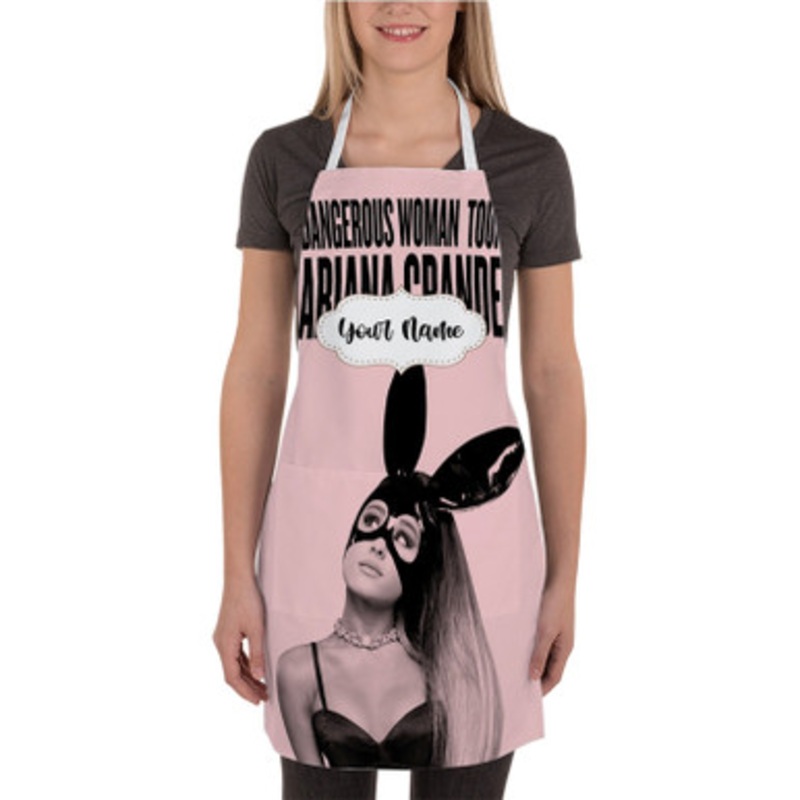 Pastele Ariana Grande Dangerous Woman Tour Custom Personalized Name Kitchen Apron