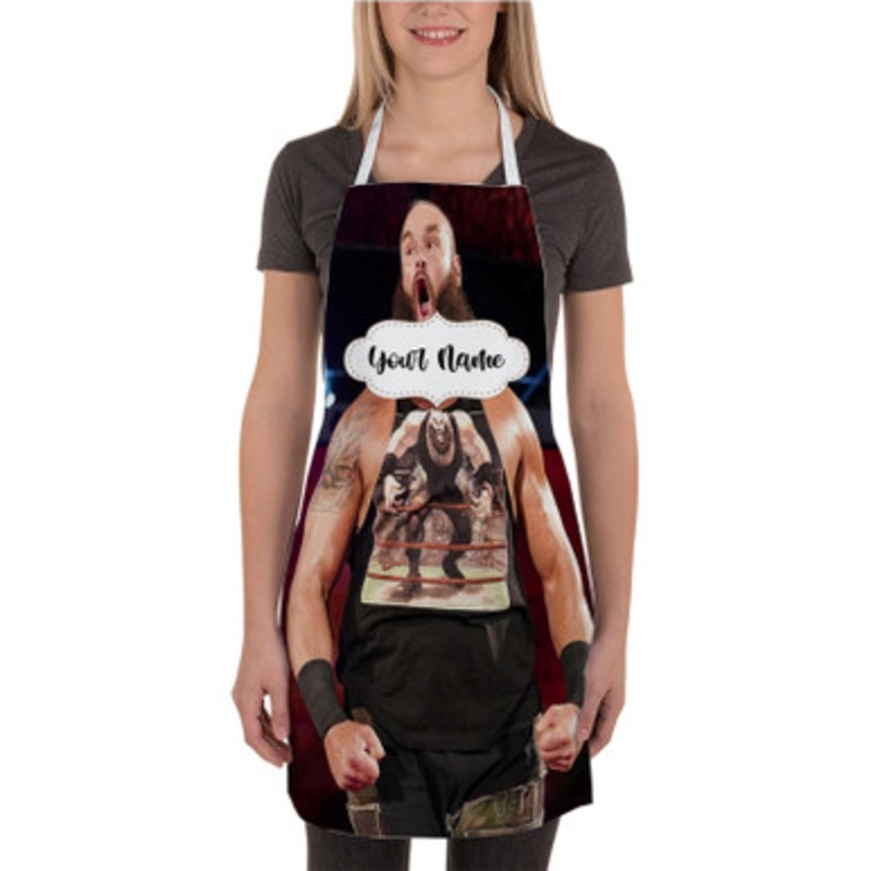 Pastele Braun Strowman Custom Personalized Name Kitchen Apron
