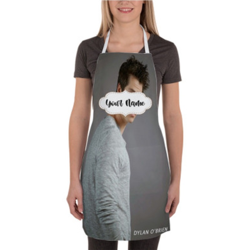 Pastele Dylan O Brien Custom Personalized Name Kitchen Apron