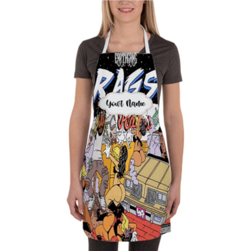Pastele House Earth Gang Feat Mick Jenkins New Custom Personalized Name Kitchen Apron
