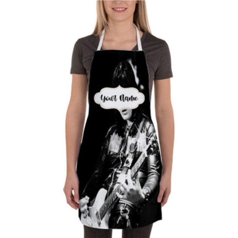 Pastele Joan Jett New Custom Personalized Name Kitchen Apron