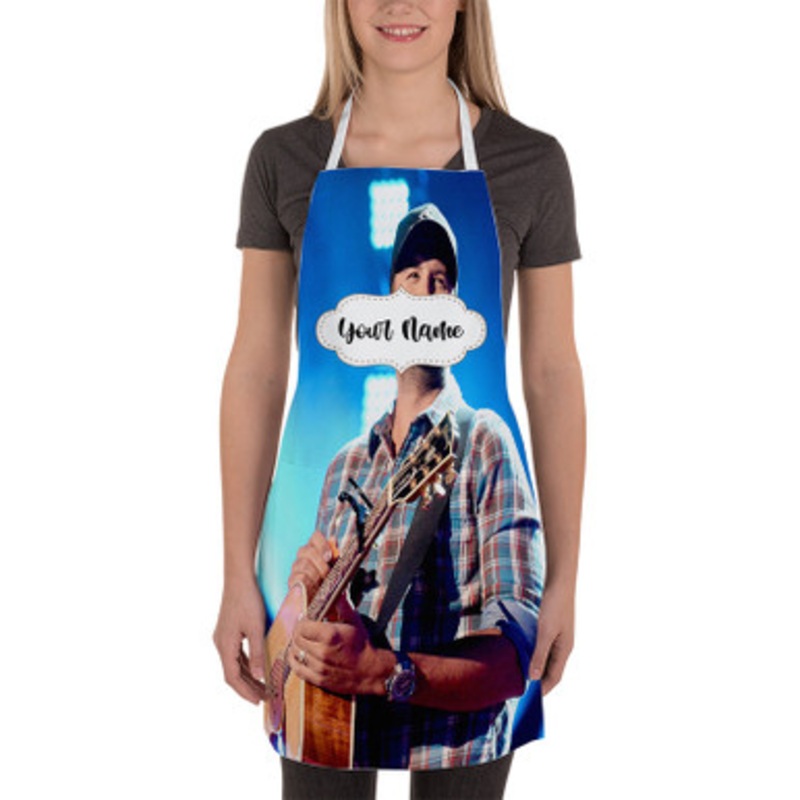 Pastele Luke Bryan Custom Personalized Name Kitchen Apron