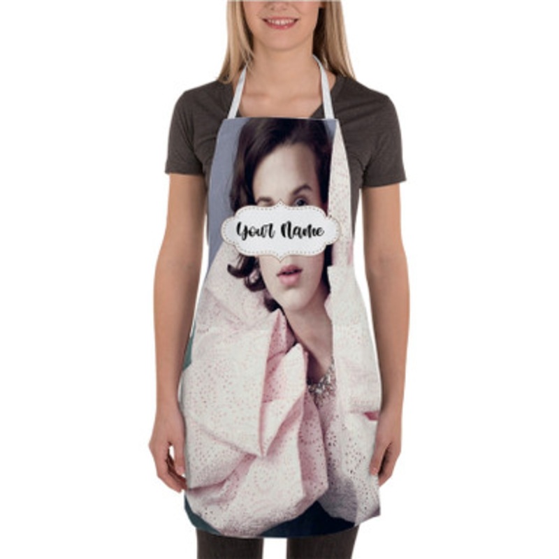 Pastele Millie Bobby Brown Custom Personalized Name Kitchen Apron
