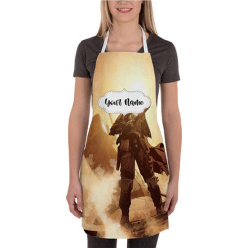 Pastele Star Wars Boba Fett Custom Personalized Name Kitchen Apron