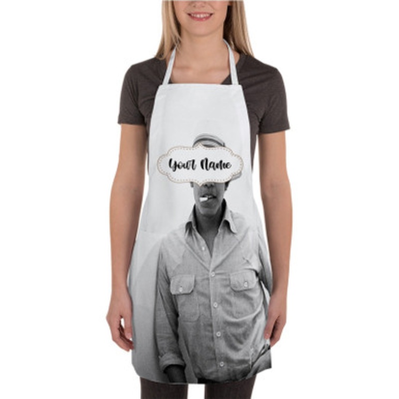 Pastele Young Obama SMoke Custom Personalized Name Kitchen Apron