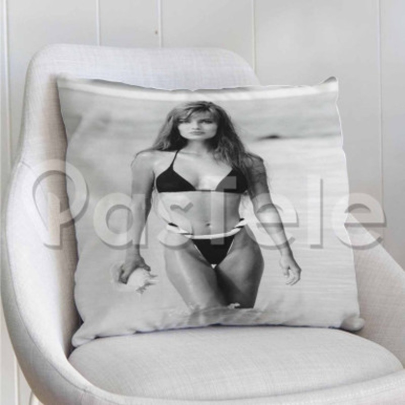 paulina porizkova swimsuit Custom Personalized Pillow Decorative Cushion Sofa Cover