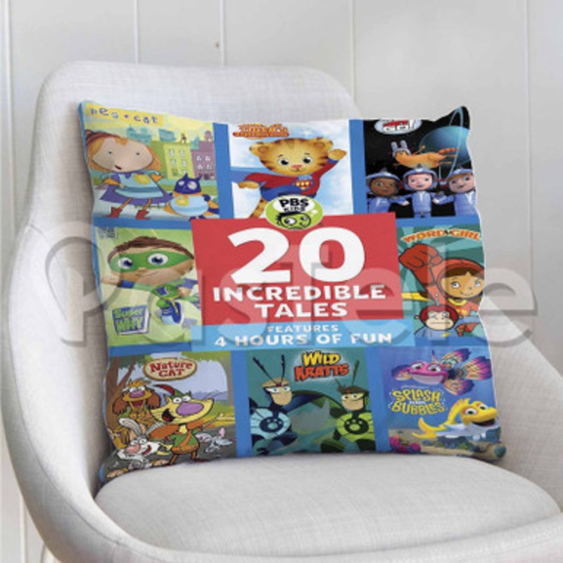 PBS Kids 20 Incredible Tales Custom Personalized Pillow Decorative Cushion Sofa Cover