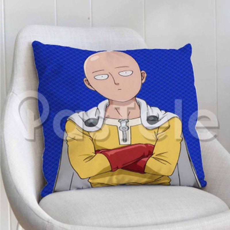 Saitama One Punch Man Custom Personalized Pillow Decorative Cushion Sofa Cover
