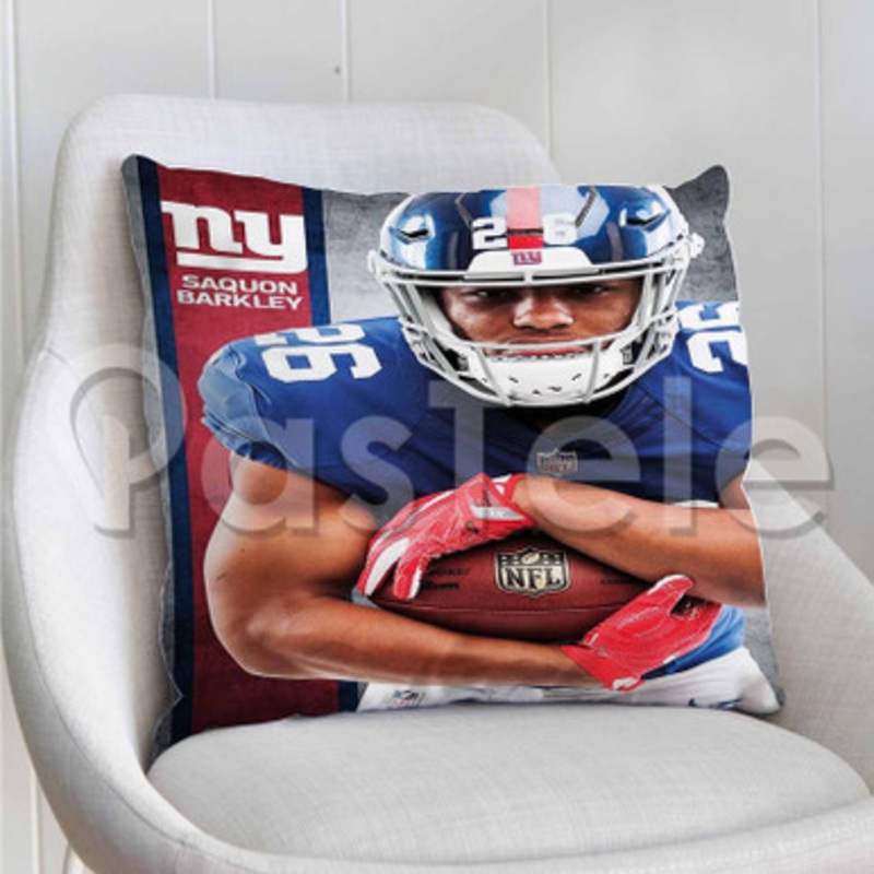 Saquon Barkley NFL New York Giants Custom Personalized Pillow Decorative Cushion Sofa Cover
