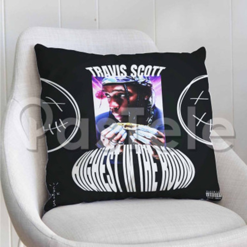 Travis Scott Highest in The Room Custom Personalized Pillow Decorative Cushion Sofa Cover