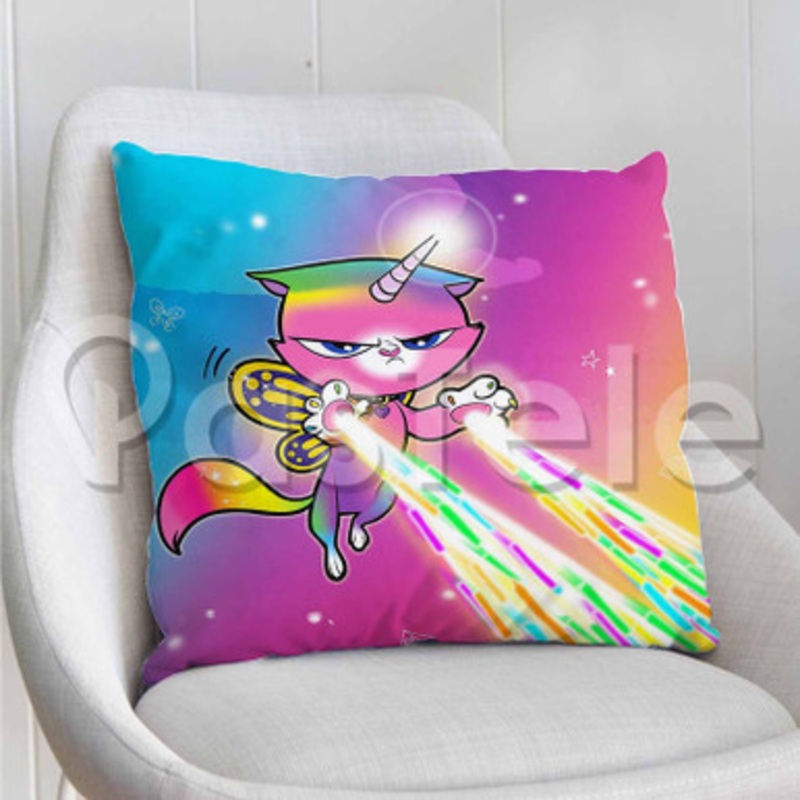 kitty unicorn Custom Personalized Pillow Decorative Cushion Sofa Cover