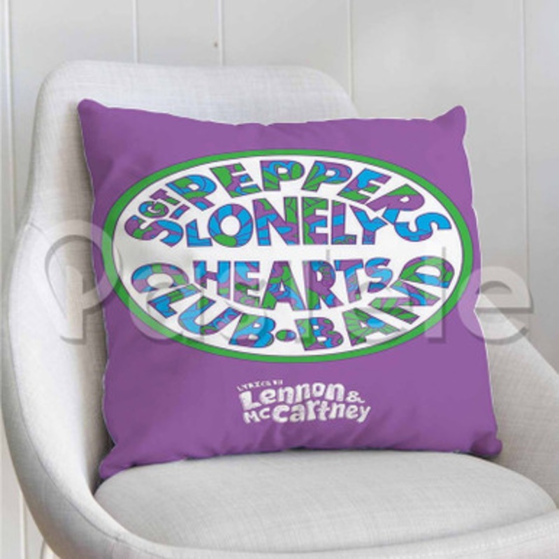 Lonely Hearts John Lennon And Paul Mc Cartney Custom Personalized Pillow Decorative Cushion Sofa Cover