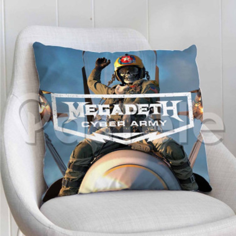 megadeth cyber army Custom Personalized Pillow Decorative Cushion Sofa Cover