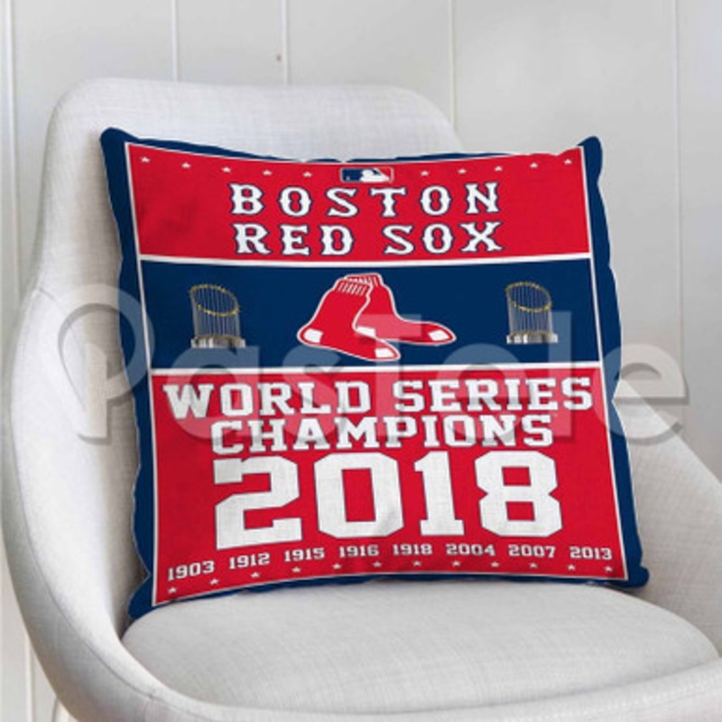 MLB Boston Red Sox Champions Custom Personalized Pillow Decorative Cushion Sofa Cover