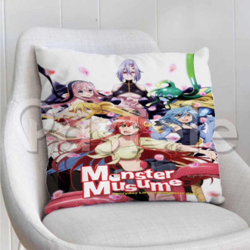 Monster Musume Everyday Life with Monsters Custom Personalized Pillow Decorative Cushion Sofa Cover