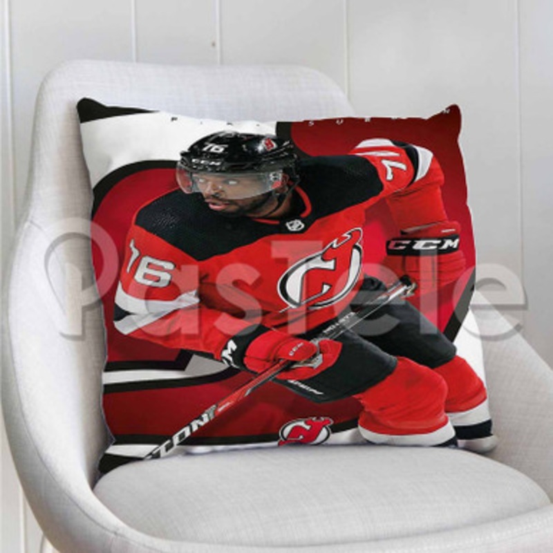 P K Subban New Jersey Devils NHL Custom Personalized Pillow Decorative Cushion Sofa Cover
