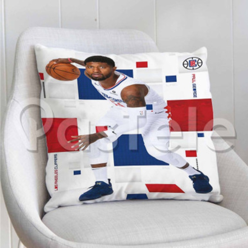 Paul George Los Angeles Clippers NBA Custom Personalized Pillow Decorative Cushion Sofa Cover